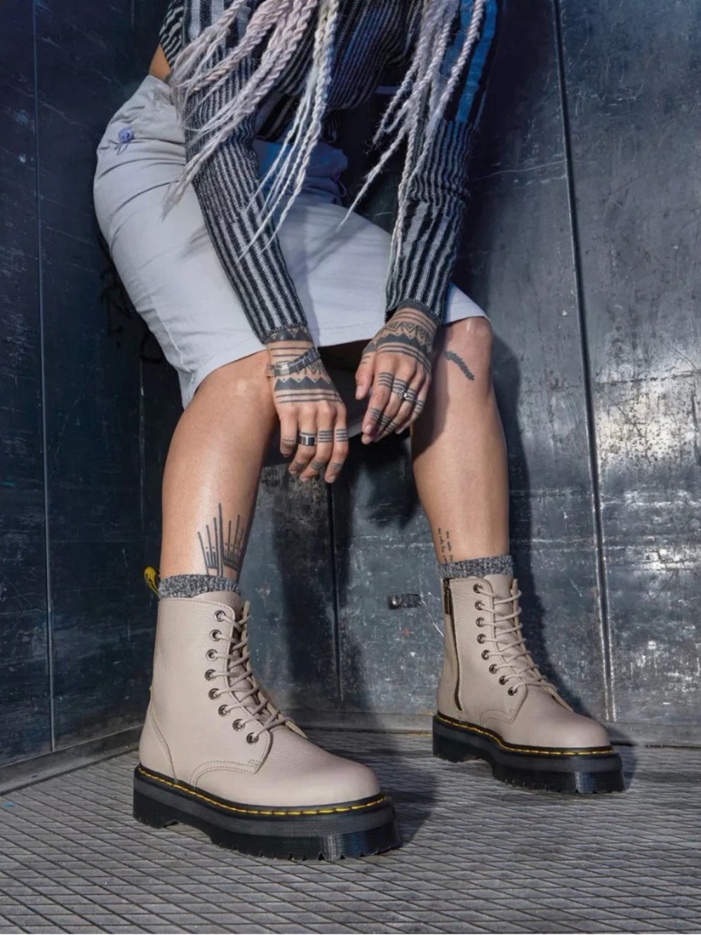 DR. MARTENS JADON III PISA PLATFORM WOMEN'S BOOTS